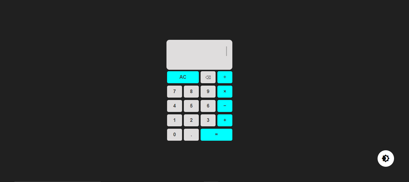 Print da calculadora básica em javascript